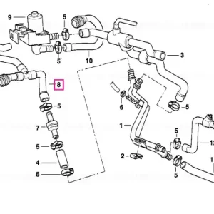 Cel mai bun preț Furtun supapa verificare retur motor - BMW