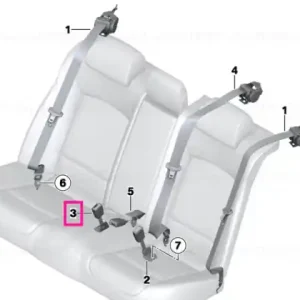 Calitate înaltă Lower strap, rear - BMW