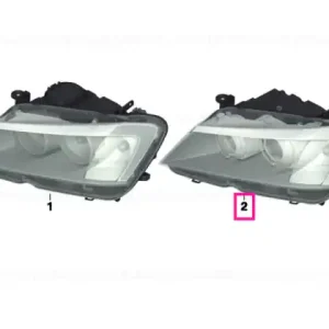 Bi-xenon headlight, left - BMW Chilipir