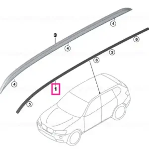 Roof moulding right - BMW Ofertă de sezon