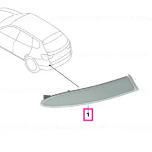 Transport gratuit Reflector left - BMW