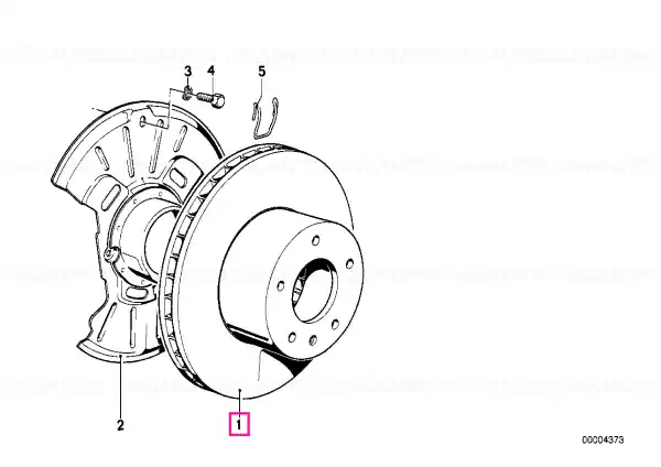 Disc frână ventilat 300X30 - BMW Vezi acum