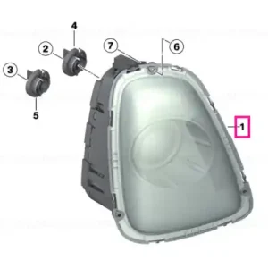 Noutate Rear light in the side panel, left - BMW - Mini