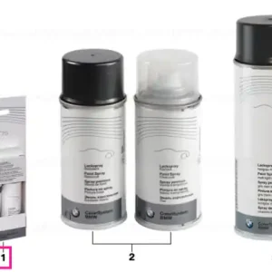 Set creion corector vopsea janta - BMW Ferricgrey metallic - 2X12ML A80 Ofertă limitată